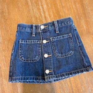Old Navy Blue Denim skirt with Adjustable Waist